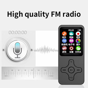 Mini lecteur MP3 d'usine avec haut-parleur intégré, lecteur de musique et vidéo portable, radio FM, enregistreur vocal, cadeau pour étudiants et enfants - Product Image 4