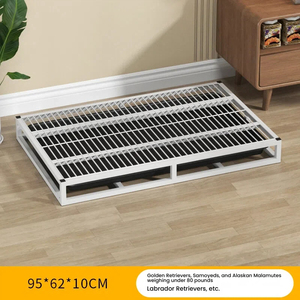 Toilette intérieure pour <span class=keywords><strong>chien</strong></span> en acier galvanisé robuste, bac à déjections anti-éclaboussures, réutilisable, lavable, design moderne, grande poubelle pour animaux <span class=keywords><strong>de</strong></span> compagnie - Product Image 5