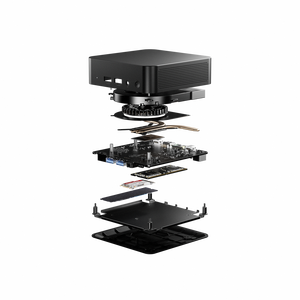 มินิพีซีเกมมิ่ง Core i7 12650H N-vidia RTX 4060 8G 10 คอร์ 16 เธรด 2.3GHz สูงสุด 4.7GHz 2*DDR5 2*H-DM 2*DP พัดลม Q100/Q600/Q600 H - Product Image 6