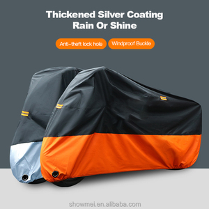 Funda para Motocicleta Negra Plateada, Impermeable, con Protección UV, Incluye Bolsa de Almacenamiento para Scooter - Product Image 6