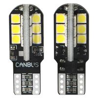 Luz LED Brillante T10 3030 24SMD para Automóviles, Luz de Matrícula con Decodificador Canbus, Nueva Condición