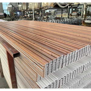 Sản phẩm bán buôn Tấm ốp tường gỗ nhựa chất lượng cao Chống thấm Tấm ốp tường <span class=keywords><strong>WPC</strong></span> làm nền tường TV - Product Image 5