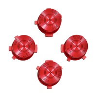 Boutons de manette PS5 EXtremeRate en métal doré, boutons ABXY pour manette Dualsense Playstation5