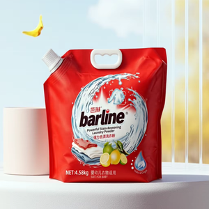 Poudre à lessiver Barline OEM ODM en gros, écologique, 4,58 kg, parfum citron, puissant détachant, détergent doux pour lavage à la main - Product Image 4