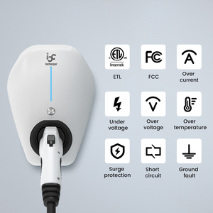 Iocharger nhà năng lượng mặt trời sạc đống 7kW 9.6kw 5m cáp 1 giai đoạn 32A <span class=keywords><strong>40A</strong></span> dân cư năng lượng mặt trời loại 1 11Kw EV sạc cho nhà - Product Image 5