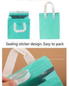 Non Woven Aluminum Foil Cooler <b>Bag</b> Takeaway Cold Hot Drinks Coffee <b>Food</b> <b>Delivery</b> Waterproof Insulated Restaurant Takeaway <b>Bag</b> - Product Image 4