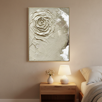 Peinture à l'huile abstraite moderne Wabi Sabi de luxe, peinte à la main sur toile, décoration murale islamique pour chambre, cadeau d'art