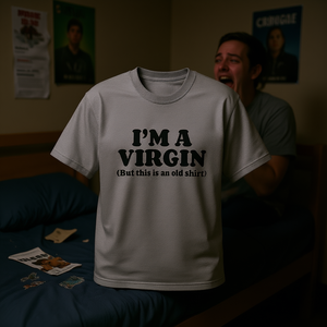 Camiseta 'I'm A Virgin' con meme divertido, regalo de broma incómodo y grosero, camisetas divertidas y atrevidas - Product Image 3