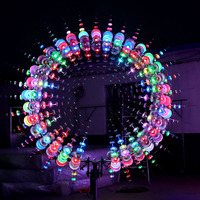 Sculpture moderne de mouvement d'énergie cinétique d'acier inoxydable de vente chaude