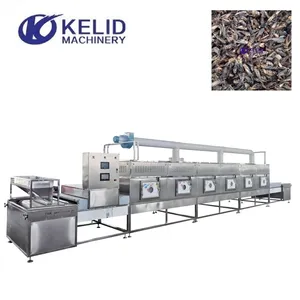 KLD High Efficiency Full Automatic Customized Microwave Dryer Bsfl Worms Microwave Drying Machine