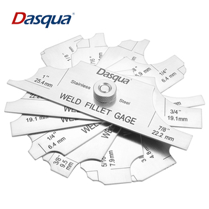 Dasqua उच्च परिशुद्धता 6 ब्लेड मीट्रिक वेल्डिंग पट्टिका गेज वेल्ड माप गेज - Product Image 4