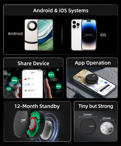 Mini BLE IP65 thông minh Key Finder không dây <span class=keywords><strong>Tracker</strong></span> <span class=keywords><strong>Tracker</strong></span> định vị và theo dõi thông minh - Product Image 4