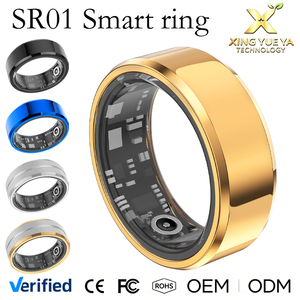 SR01 <b>Ceramic</b> Smart <b>Ring</b> for Men Women 5-10 Day Battery Life Heart Rate Blood Oxygen Monitor IP68 Waterproof Fitness Tracker <b>Ring</b> - Product Image 5
