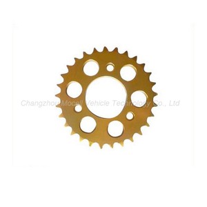 Piñón de Motocicleta Anodizado en Oro de Alta Calidad CNC (OEM/ODM) para Yamaha - Product Image 5