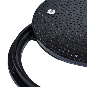 D400 700Mm Klasse Epoxy-Gecoate Ductiele Smc Bmc Mangatdekking A15 B125 C250 E600 F900 Ronde Putdeksel - Product Image 5