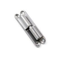 CL231-1 Plaque de porte d'angle verticale en acier inoxydable, système de came réversible en L, amovible