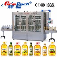 Grande huile comestible d'olive de colza noir de canola Petite machine de remplissage d'huile épaisse Ce Machine de remplissage de liquide automatique de 1 gallon
