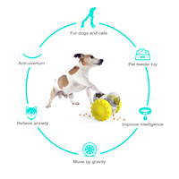 Interaktiver Roboter-Futterspender für Haustiere, Langsam-Futter-Spielzeug für Hunde, Umweltfreundlicher Kunststoff, Sportlich, Modisch, Cartoon-Design, Lebensecht