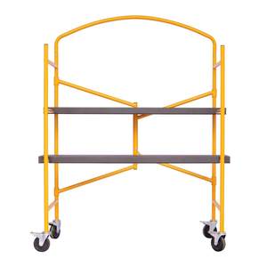 Plateforme de travail mobile pliable sur roues en aluminium et acier pour la vente - Product Image 5