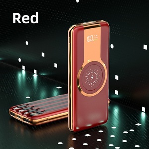 Batería Externa Inalámbrica Portátil Universal de 20000 mAh/10000 mAh con Carga Rápida de 22.5 W y Cable Integrado, con Logotipo Personalizado - Product Image 4