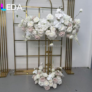 Décorations de mariage LEDA, arrangement floral, fleurs suspendues, fleurs artificielles bleues pour mariage - Product Image 4