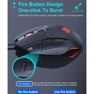 Ratón para Juegos <span class=keywords><strong>IMICE</strong></span> T91 con Cable USB, DPI Ajustable, Luminoso y Antideslizante - Product Image 4