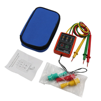 SM852B Probador de Rotación de Fases Trifásico, Indicador Digital de Fase, Detector LED con Zumbador, Medidor de Secuencia de Fases, Herramienta de Prueba de Voltaje 60V~600V CA