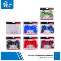 Housse en silicone souple pour Sony PS4 Controller Housse de protection pour PS4 Controller Anti-chute Housse en silicone Vente directe d'usine
