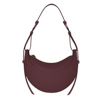 Sacs croissant POLE pour femmes en gros, design de niche, luxe léger, sacs de selle à porter sous le bras, utilisables en bandoulière et en sac travers.