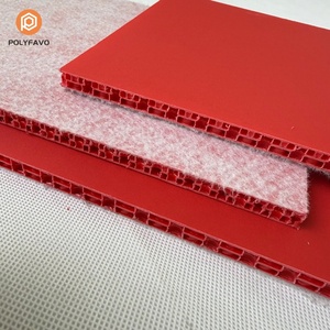 Protection de <span class=keywords><strong>sol</strong></span> en nid d'abeille double couche rouge 2200x1200x10mm, feuille de protection en nid d'abeille FR PP, protection de <span class=keywords><strong>sol</strong></span> anti-chocs - Product Image 4