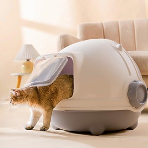 Bac à litière pour chat Laiben, entièrement fermé, anti-éclaboussures, bac à litière de grande taille, bac à litière pour chat, toilette pour chat. - Product Image 3