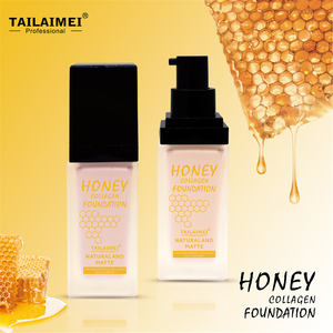 कस्टम लोगो निजी लेबल शहद सभी त्वचाओं के लिए पूर्ण कवरेज वाटरप्रूफ लंबे समय तक चलने वाली फिट मी मैट मेकअप लिक्विड फाउंडेशन क्रीम - Product Image 2