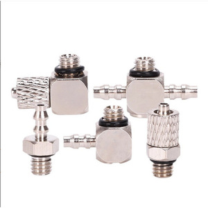 Sway All Copper <b>Quick</b> Coupler Miniature Pneumatic Fitting M Type Straight Through Elbow Tee - Product Image 2