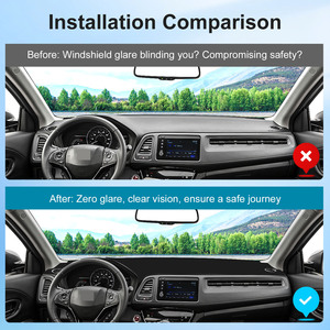 Cubierta para Tablero Compatible con el Modelo Estadounidense del <span class=keywords><strong>Honda</strong></span> <span class=keywords><strong>HRV</strong></span> 2016-2022, Alfombrilla para Tablero, Protector Solar, Cubierta para Tablero - Product Image 3