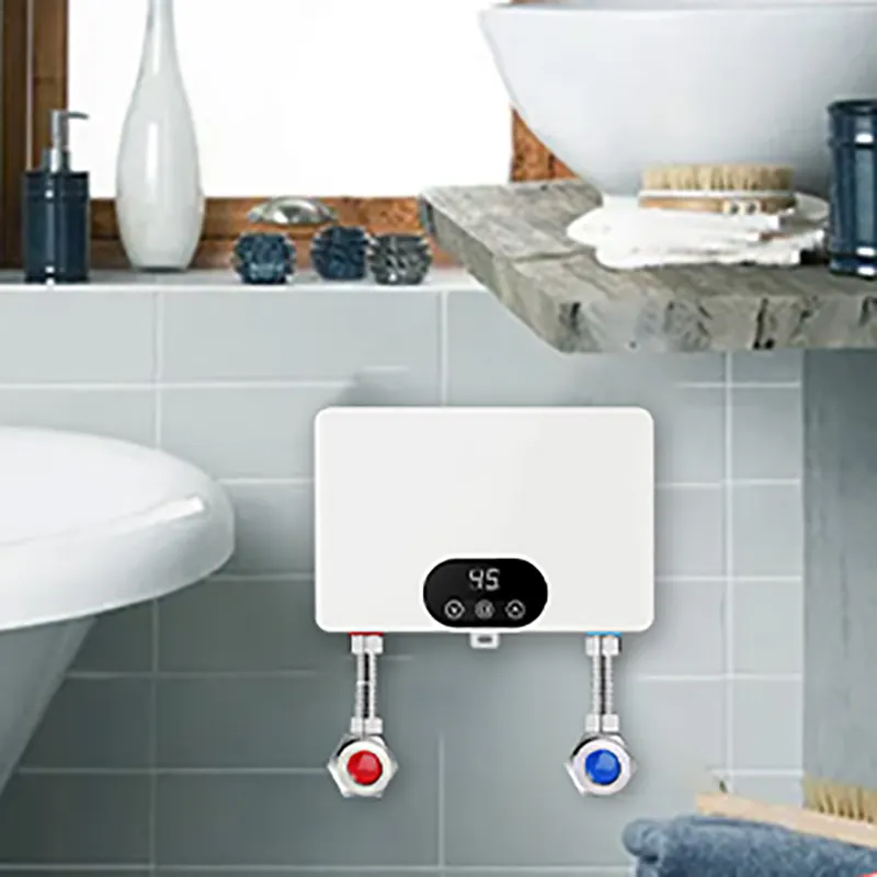 5.5Kw New Design Mini Instant Electrical Tankless Shower Little Kitchen Treasure Instant Electric Water Heater For Kitchen