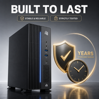 PC Mini Performa Tinggi 8 Core DDR4 2.7GHz KX-U6780A 32GB RAM 512GB M.2 NVMe SSD LCD Desktop Bisnis