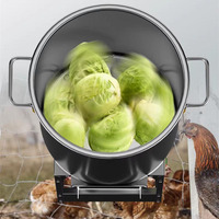 Broyeur de légumes en acier inoxydable pour aliments de volaille, coupe-herbe, broyeur agricole, moulin à aliments pour bétail