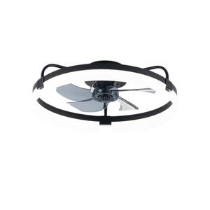 Living room, bedroom, concealed retractable blade, retractable LED <b>ceiling</b> fan with lighting, <b>remote</b> <b>control</b> night <b>light</b> - Product Image 1