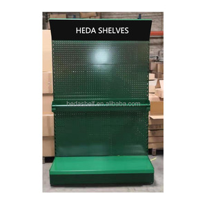 Nhiệm vụ nặng nề hiển thị đứng kim Loại hiển thị Kệ Gondola cho cửa hàng khán đài bán lẻ cửa hàng tạp hóa Giá cửa hàng kệ - Product Image 6