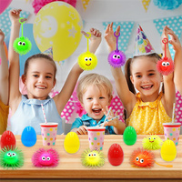 Hete Verkoop Led Puffer Ball Verlicht Feestartikelen Voor Kinderen Bulk Sensorische Bouncy Ball Goodie Bags Stuffers Prijzen Kinderen Pinata Fillers