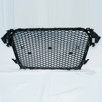 Grille de style RS4 Audi A4L B8.5 S4 13-16 |   Matériau ABS |   Nouveau |   Grille en nid d'abeille RS4 Noir brillant |   Marque PNB |   Garantie de 3 mois |