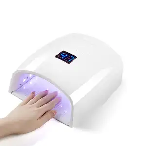 Sun UV Lamp 80W Nail Dryer Cura todos os tipos de gel de baixo calor 36 Led UV lâmpada de duas mãos unha arte máquina