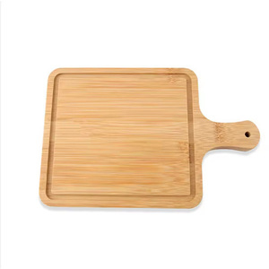 เขียงไม้ไผ่ทรงสี่เหลี่ยมพร้อมด้ามจับสำหรับใช้ในครัว - Product Image 2
