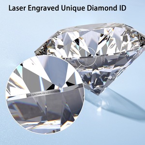 स्टारजेम 0.5ct 1ct 1.5 ct 2ct d रंग बनाम VVVVVVVs GS की प्रमाणित प्रयोगशाला में विकसित व्यक्ति ने हीरे की बिक्री के लिए तैयार स्टॉक बनाया है। - Product Image 4