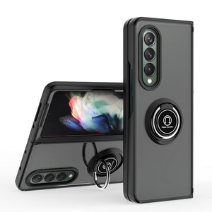 Funda magnética con soporte para anillo de dedo para Samsung Z, funda protectora para Samsung Z Fold 3, 4 pliegues, todo incluido, para <span class=keywords><strong>Galaxy</strong></span> Z <span class=keywords><strong>Fold2</strong></span> - Product Image 2