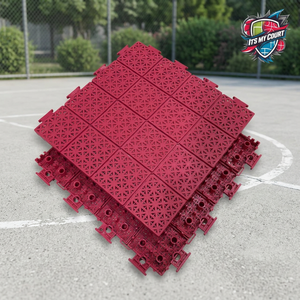 premium RedPro Interlocking <b>Tiles</b> EliteGrid Red PP Flooring Duraflex Red Modular <b>Tiles</b> RedFusion PP Flooring <b>Tiles</b> - Product Image 2