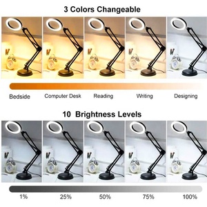 Groothandel Prijs Led Vergrootglas Tafellamp Verstelbare Arm Vergrootglas Tafellamp Zwart Vergrootglas Lamp - Product Image 5