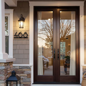 ป้ายเลขที่บ้านแบบ LED พร้อมไฟส่องสว่าง ป้ายอิเล็กทรอนิกส์สำหรับติดตั้งเลขที่บ้าน - Product Image 2