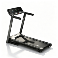 Tapis roulant électrique domestique avec écran LED, Bluetooth, affichage du temps, de la vitesse et de la distance, vitesse de 1 à 14 km/h et capacité de charge de 150 kg