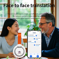 Traducteur de langues intelligent magnétique portable facile à utiliser avec connectivité 5.2 4G/5G, 30 langues pour l'apprentissage et le travail international